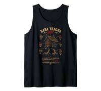 Baba Yaga Cabaña Anatomía Folclore Eslavo Camiseta sin Mangas