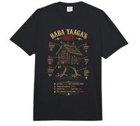 Baba Yaga Cabaña Anatomía Folclore Eslavo Comfort Colors Adult Heavyweight T-Shirt