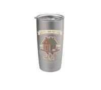 Baba Yaga Cabaña Guía de Campo Folklore Eslavo Vaso térmico de acero inoxidable de doble pared