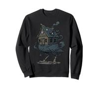 Baba Yaga Cabaña Patas de Pollo Folklore Oscuro Sudadera