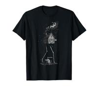 Baba Yaga Cabaña Patas Gallina Vendido Humor Negro Camiseta