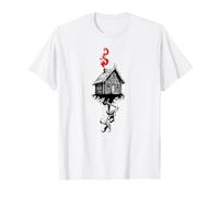 Baba Yaga Cabaña Patas Pollo Mitología Eslava Camiseta