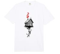 Baba Yaga Cabaña Patas Pollo Mitología Eslava Comfort Colors Adult Heavyweight T-Shirt