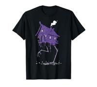 Baba Yaga Casa con Patas de Pollo Folclore Eslavo Camiseta