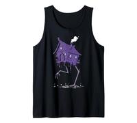 Baba Yaga Casa con Patas de Pollo Folclore Eslavo Camiseta sin Mangas