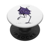 Baba Yaga Casa con Patas de Pollo Folclore Eslavo PopSockets PopGrip Adhesivo