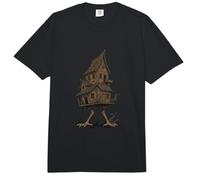 Baba Yaga Casa sobre Patas de Pollo Folklore Eslavo Comfort Colors Adult Heavyweight T-Shirt