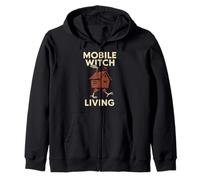 Baba Yaga Witchcore Eslavo Folclore Oscuro Femenino Mirada Sudadera con Capucha
