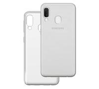 BABACO Funda para móvil Premium Clear para Samsung A20e Adaptado de Forma óptima a la Forma del teléfono móvil, Carcasa de Cristal de TPU