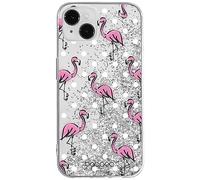 BABACO Funda para teléfono móvil de ERT Group para Apple iPhone 14 Plus Original y con Licencia Oficial diseño Flaming 003, con Efecto desbordante de Purpurina
