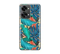 BABACO Funda para teléfono móvil de ERT Group para Oneplus Nord 2T 5G Original y con Licencia Oficial diseño Plants 005 Adaptada a la Forma del teléfono móvil, parcialmente Transparente