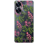 BABACO Funda para teléfono móvil de ERT Group para Realme C55 Original y con Licencia Oficial diseño Plants 013 Perfectamente Adaptada a la Forma del teléfono móvil, parcialmente Transparente