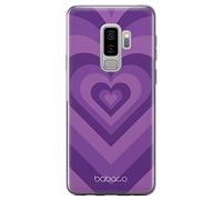 BABACO Funda para teléfono móvil de ERT Group para Samsung S9 Plus Original y con Licencia Oficial diseño Hearts 007 Perfectamente Adaptada a la Forma del teléfono móvil, Funda Hecha de TPU