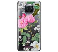BABACO Funda para teléfono móvil de ERT Group para Xiaomi MI 10T Lite/REDMI Note 9 Pro 5G Original y con Licencia Oficial diseño Flowers 037, parcialmente Transparente