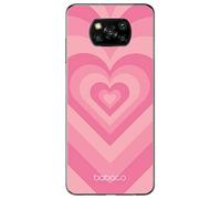 BABACO Funda para teléfono móvil de ERT Group para Xiaomi POCOPHONE X3 Original y con Licencia Oficial diseño Hearts 007 Perfectamente Adaptada a la Forma del teléfono móvil, Funda Hecha de TPU