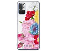 BABACO Funda para teléfono móvil de ERT Group para Xiaomi REDMI Note 10 5G / Poco M3 Pro Original y con Licencia Oficial diseño Flowers 056, Funda Hecha de TPU
