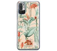 BABACO Funda para teléfono móvil de ERT Group para Xiaomi REDMI Note 10 5G / Poco M3 Pro Original y con Licencia Oficial diseño Flowers 048, Funda Hecha de TPU
