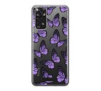 BABACO Funda para teléfono móvil de ERT Group para Xiaomi REDMI Note 11S 4G / REDMI Note 11 4G Original y con Licencia Oficial diseño Butterflies 002, Funda Hecha de TPU