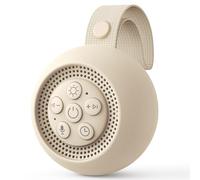 Babacom Maquina Ruido Blanco Bebe con Grabación de Voz - 15 Sonidos Relajantes (Musica para Dormir) + Luz Nocturna - White Noise Machine Portátil con Temporizador, Memoria y USB-C para Bebés/Adultos