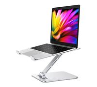Babacom Soporte Portatil Mesa Plegable,Elevador Laptop Stand con Altura Ajustable,Soportes Libros Cocina,Soporte Mesa Ordenador Portátil de Aleación Aluminio Ventilado Compatible con MacBook PC 10-16"