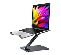 Babacom Soporte Portatil Mesa Plegable,Elevador Laptop Stand con Altura Ajustable,Soportes Libros Cocina,Soporte Mesa Ordenador Portátil de Aleación Aluminio Ventilado Compatible con MacBook PC 10-16"