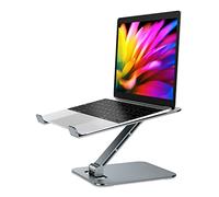 Babacom Soporte Portatil Mesa Plegable,Elevador Laptop Stand con Altura Ajustable,Soportes Libros Cocina,Soporte Mesa Ordenador Portátil de Aleación Aluminio Ventilado Compatible con MacBook PC 10-16"