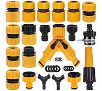 BABADU Kit de conector de manguera de jardín, paquete de 20