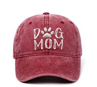 BABAHU Gorra de béisbol Bordada para Mujer con diseño de Perro y papá, Ajustable
