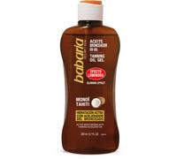 Babaria - Aceite Bronceador en Gel Monohï Tahiti | Potenciador Bronceado con Efecto Luminoso | Aceite Solar Bronceador Solar 200 ml