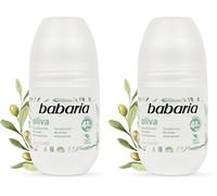 Babaria Aceite de Oliva Sensitive Desodorante Roll On - 50 ml (Paquete de 2)