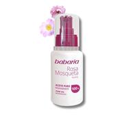 Babaria - Aceite de Rosa Mosqueta Puro 100% - 50ml | Acción Antiestrias y Capacidad Regeneradora de Cicatrices | Hidratante corporal y Facial | Vegano