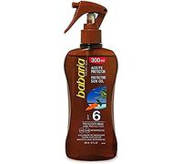 Babaria - Spray Sol Zanahoria F-6 | Protector Solar de Baja Protección | Aceite Bronceador | UVA y UVB Infrarrojos