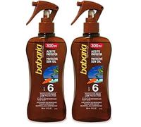 Babaria Aceite Pistola Zanahoria SPF6-300 ml (Paquete de 2)