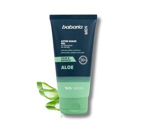 Babaria - After Shave Hombre Con Aloe Vera | Crema Hidratante Facial Para Después Del Afeitado | Crema Cara Hombre Refrescante Y Calmante | After Shave Con Aloe Vera