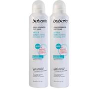 BABARIA - Aftersun spray 250 ml | Crema After Sun Hidratante y Refrescante con Aloe | Fórmula Vegana | Rápida Absorción | Prolonga el Bronceado (Paquete de 2)
