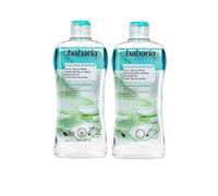 Babaria - Agua Micelar Bifásica con Aloe Vera | Desmaquillante Ojos y Labios| Limpiador Facial Sin Aclarado | Elimina Maquillaje Waterproof |Hidratante Profundo|Formato Grande 400 ml