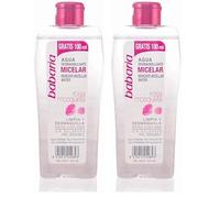 Babaria - Agua micelar suave con aceite rosa mosqueta - 400 ml (Paquete de 2)