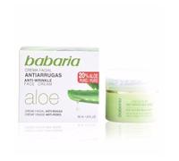 Babaria - Crema Antiarrugas Muje Aloe Vera | Crema Facial Nutritiva | Crema Antiedad | Crema Vitamina C y E | 50 ml