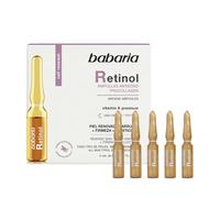 Babaria - Ampollas Con Retinol Puro Para La Cara | Crema Con Retinol 5 Uds De 2ml | Ampollas Faciales Con Mas Luminosidad E Hidratación | Uso Diario De Día Y De Noche Todo Tipo De Pieles