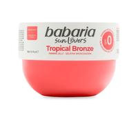 Bronceador Babaria Tropical Bronze - Bronceador Cuerpo | Acelerador Bronceado Efecto Glitter | Fruta de la Pasión y Guayaba | Resistente al Agua | 300 ml
