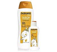BABARIA BABY GEL DE BAÑO PIEL MUY SUAVE 600ML + MINI GEL DE BAÑO 100ML