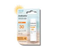 Babaria - Balsamo Labial Con Aloe Vera | Protector Labial Para Hombres Y Mujeres | Reparador Labial Con Filtros Solares UVA Y UVB | Stick Labial Hidratante