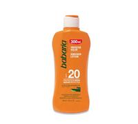 Babaria - Body Milk Protectora Spf20 | Crema Cuerpo Hidratante Para Hombre Y Mujer | Protector Solar Spf20 | Leche Corporal Hidratante Con Aloe Vera | Crema Solar