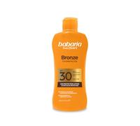Babaria - Bronceador Cuerpo con Protector Solar SPF30 | Acelerador Bronceado | Apta Para Pieles Sensibles | Coral Friendly y Biodegradable | Resistente al Agua | Vegano | 200 ml