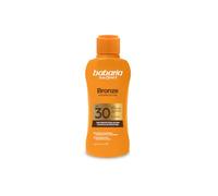 Babaria - Bronceador Cuerpo con Protector Solar SPF30 Formato Viaje | Acelerador Bronceado | Apta Para Pieles Sensibles | Coral Friendly y Biodegradable | Resistente al Agua | Vegano | 100 ml