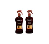 Babaria - Bronceador Cuerpo con Protector Solar SPF6 en Spray Pack de 2 | Acelerador Bronceado | Apta Para Pieles Sensibles | Coral Friendly y Biodegradable | Resistente al Agua | Vegano | 200 ml