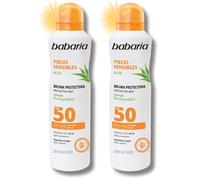 Babaria Bruma Protector Solar Sensibles SPF50-200 ml (Paquete de 2)