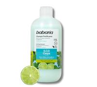 Babaria- Champu Anticaspa Purificante | Champu Anticaspa Hombre Y Champu Anticaspa Mujer | Champú Anticaspa Menta Dulce, Lima Y Zinc | Champu Hidratante Y Calma
