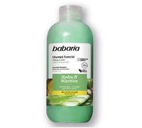 Babaria Champú Hidratante Nutritive con Aloe Vera Sin sulfatos ni parabenos 500 ml
