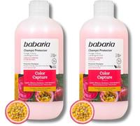 Babaria - Champú Hidratante Para Cabellos Teñidos O Con Mechas | Champu Natural Protector | Champu Mujer Y Hombre | Shampoo Sin Sulfatos Ni Parabenos (Paquete de 2)